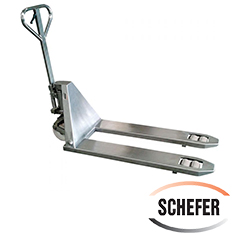 Gabelhubwagen Premium Edelstahl