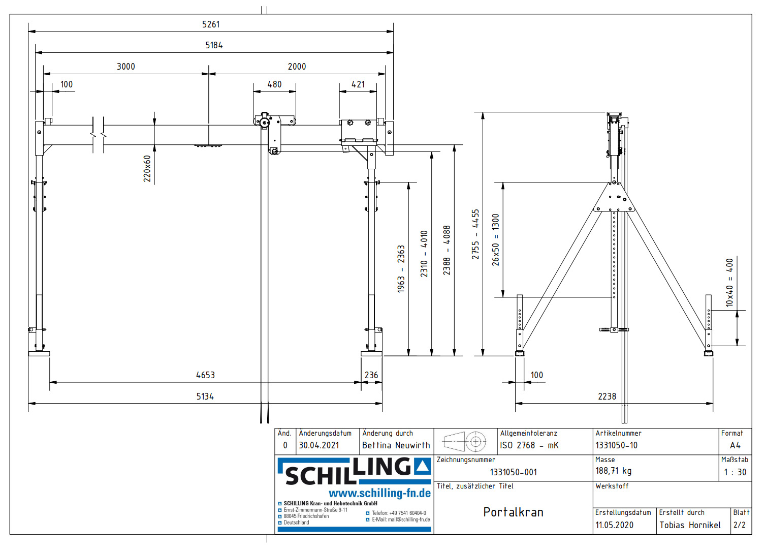 aluminium-portalkran_stationaermitdoppeltraeger_details1a_1000kg_3hoch_5m
