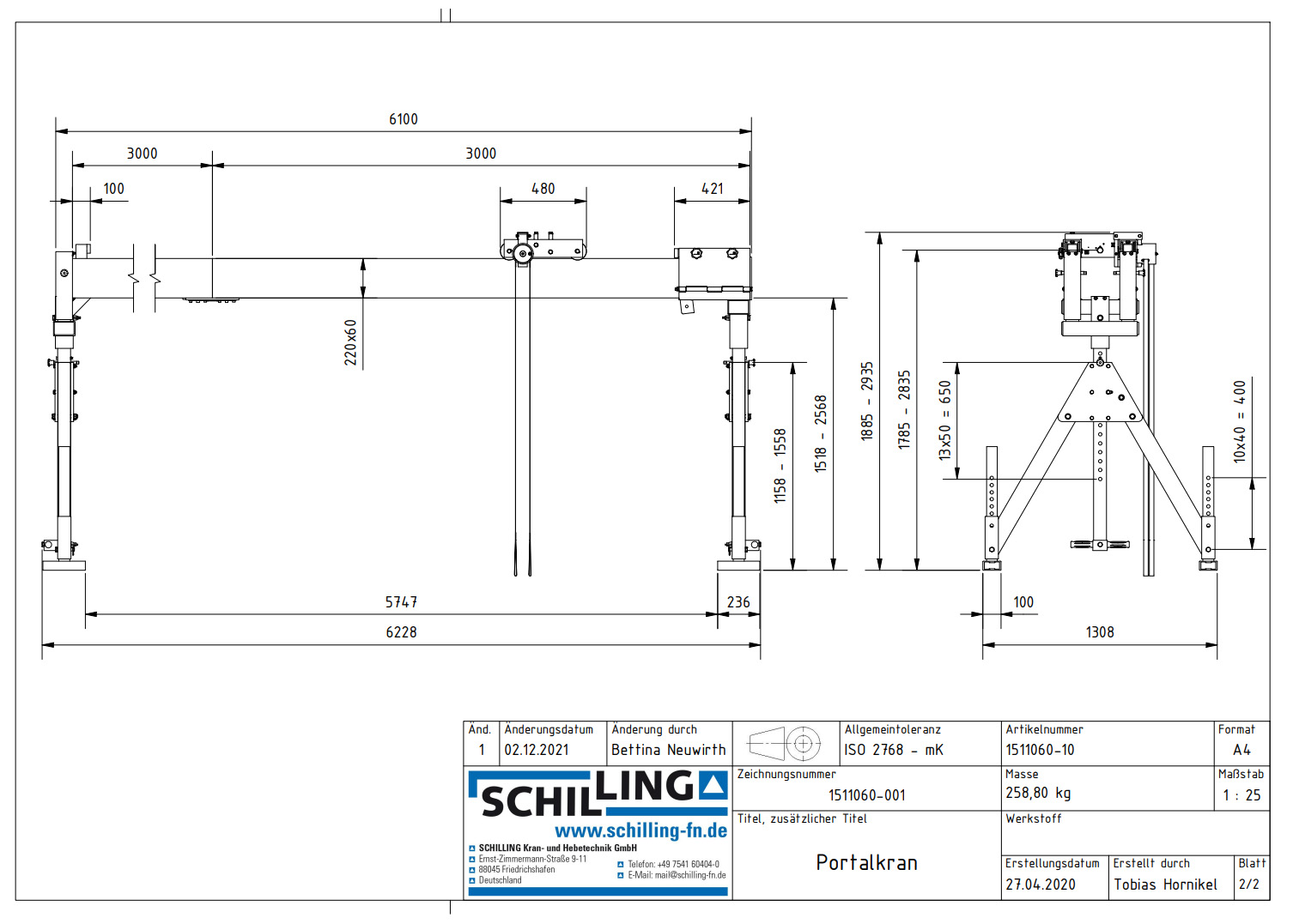aluminium-portalkran_stationaermitdoppeltraeger_details1a_1000kg_1klein_6m