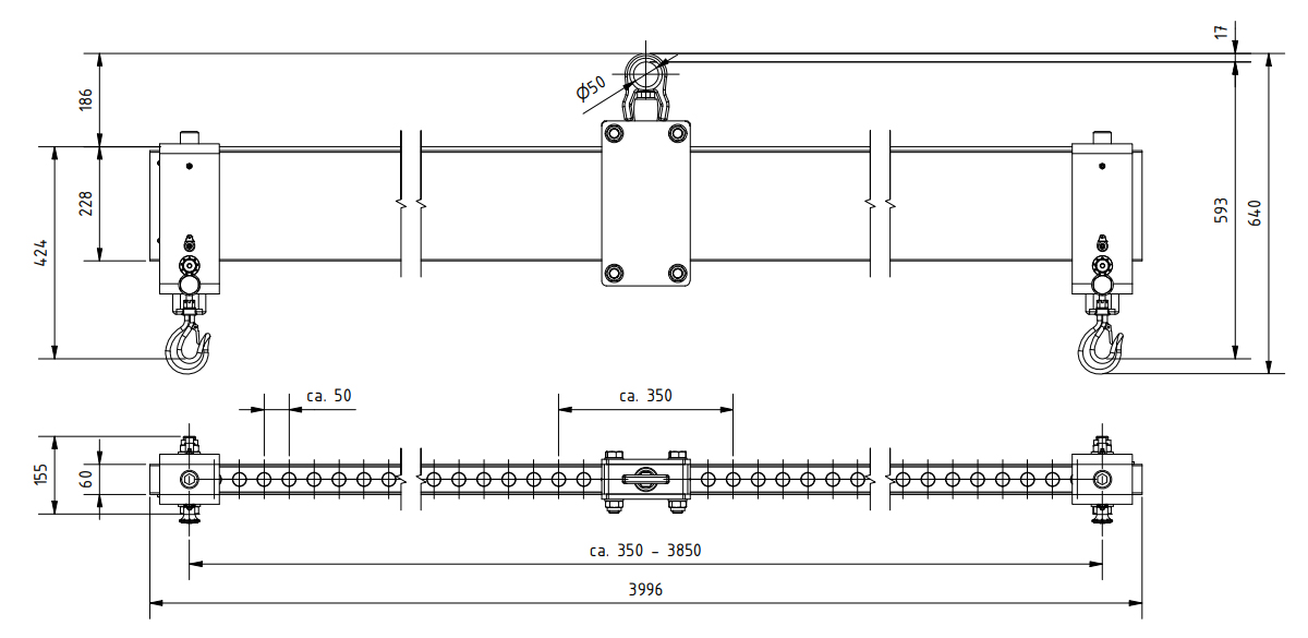 alulasttraverseschilling_detailscad_2000kg_4m