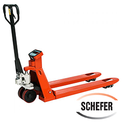 Gabelhubwagen Premium mit Waage