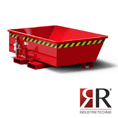 Kippbehälter in niedriger Bauform