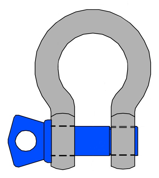 Hochfester Schäkel HF 0,5