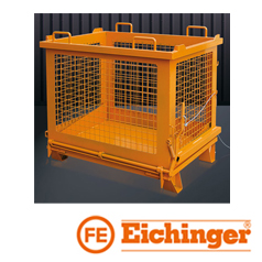 Gitterbehälter mit Klappboden 2037