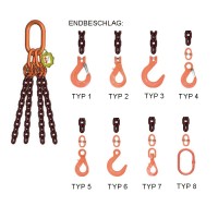 Vorschau: Anschlagkette GK10 4-strängig Vorschau: Anschlagkette GK10 4-strängig